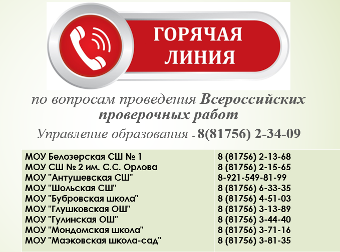 горячая линия ВПР